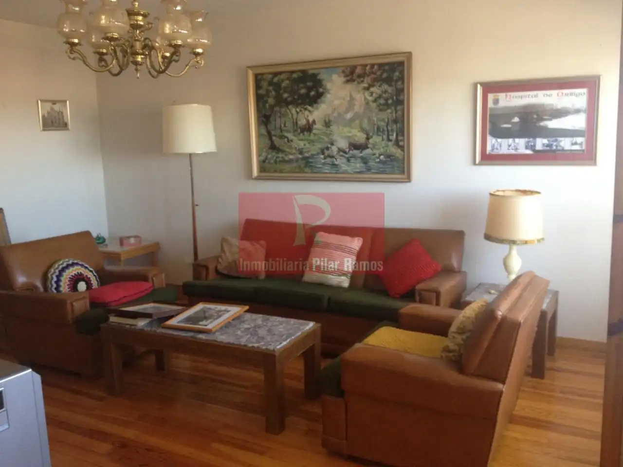 Sala de estar de Apartamento en venta en Hospital de Órbigo con Calefacción y Parquet