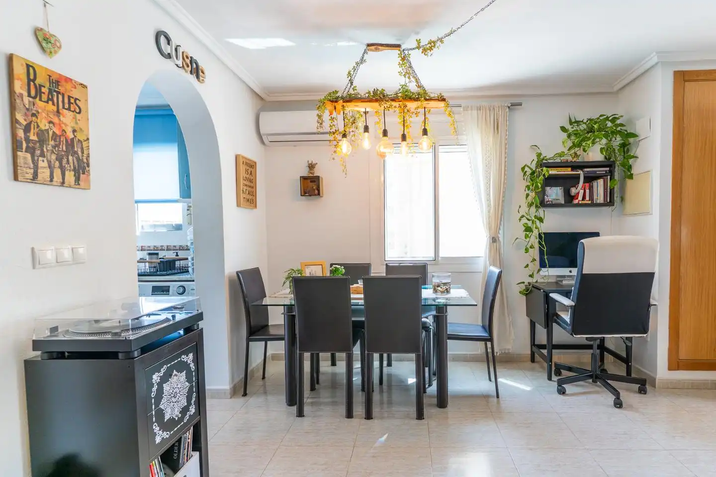 Esszimmer von Haus oder Chalet zum Verkauf in Santa Pola mit Klimaanlage, Privatgarten und Terrasse