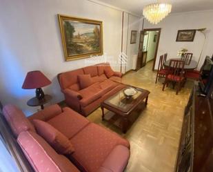 Living room of Flat for sale in Salamanca Capital  with Heating, Terrace and Furnished