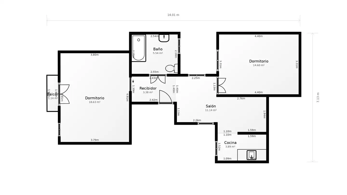 Piso en venta en calle d'en Roca, imagen 19
