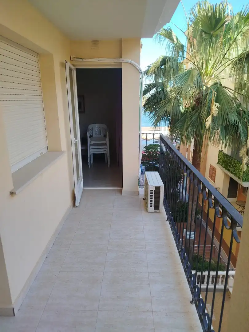 Terrasse von Wohnung zum Verkauf in Mazarrón mit Klimaanlage, Balkon und Gemeinschaftspool