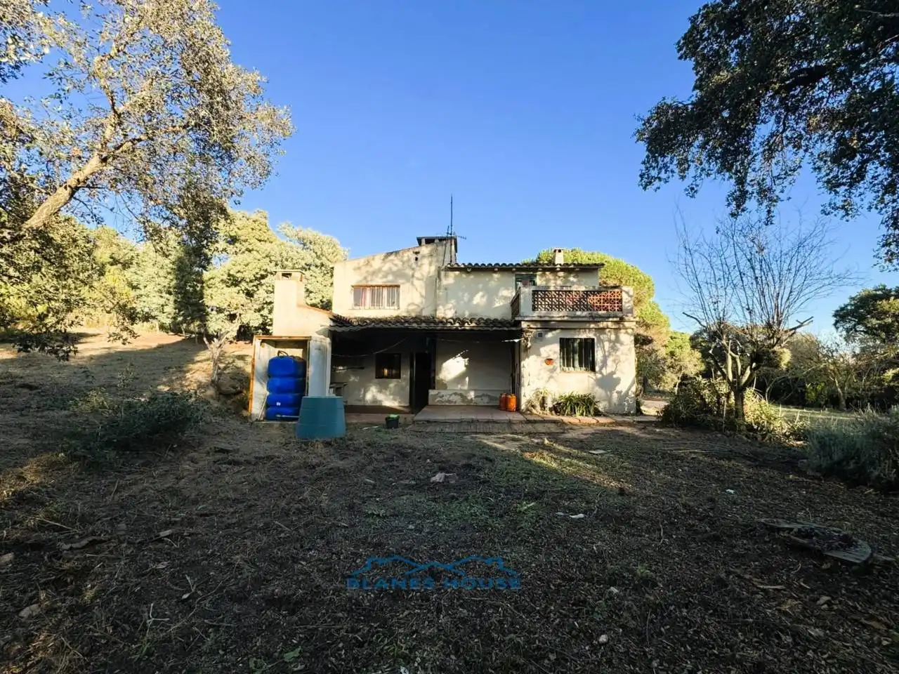 Vista exterior de Finca rústica en venda en Tordera amb Jardí privat