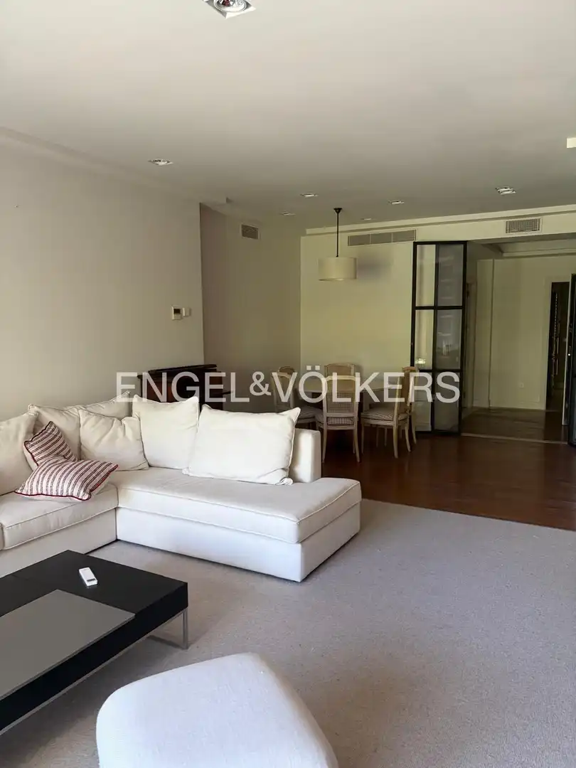 Sala de estar de Apartamento de alquiler en Madrid con Aire acondicionado, Calefacción y Jardín privado