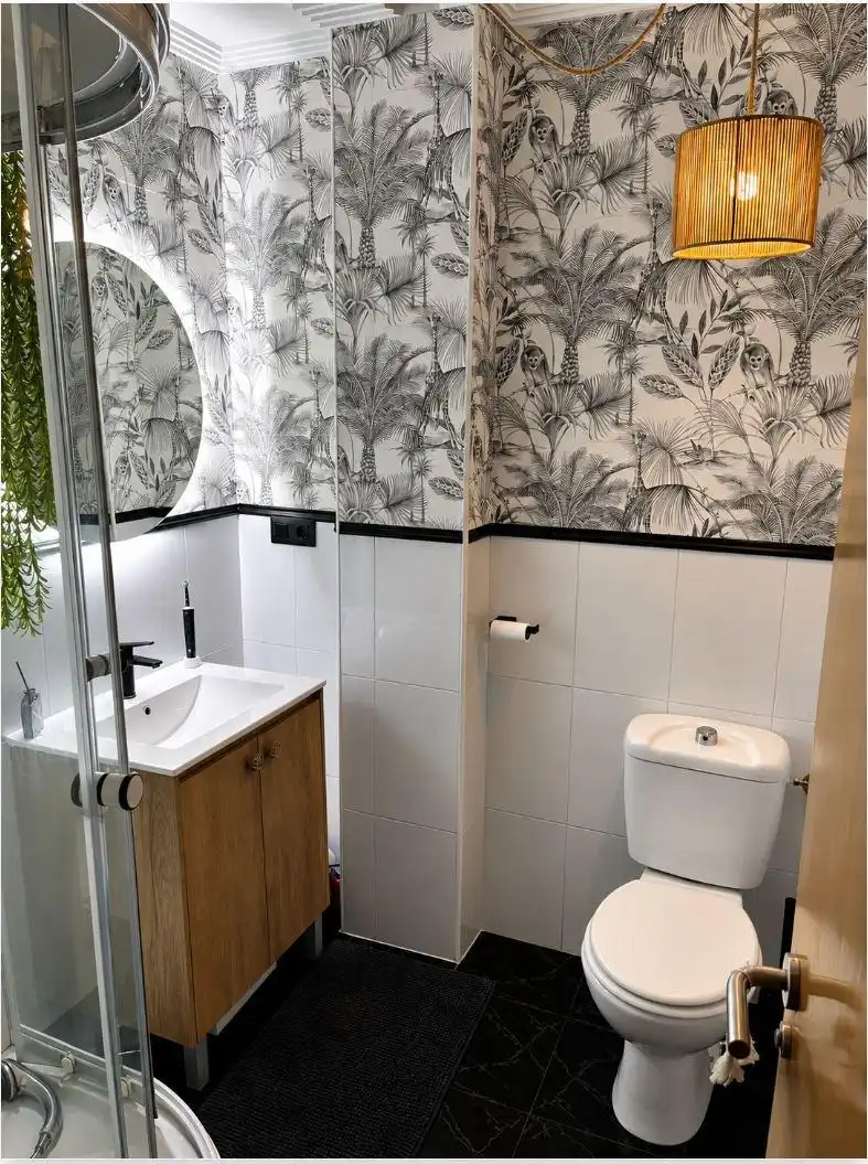 Baño de Casa adosada en venta en Polanco con Calefacción, Jardín privado y Terraza