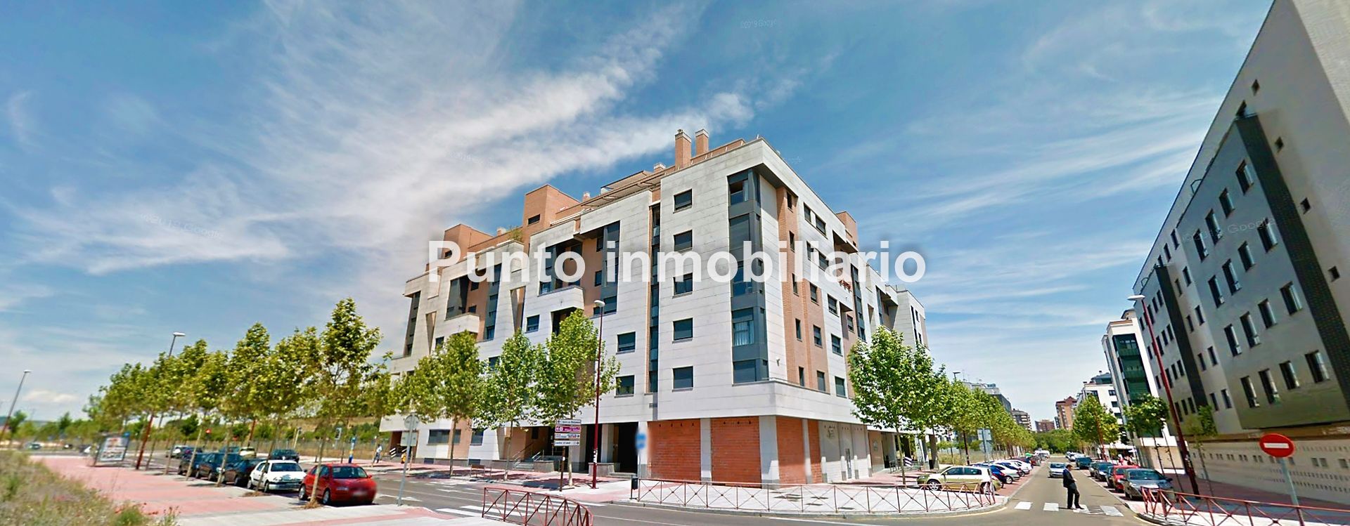 Vista exterior de Pis de lloguer en Valladolid Capital amb Calefacció, Parquet i Terrassa