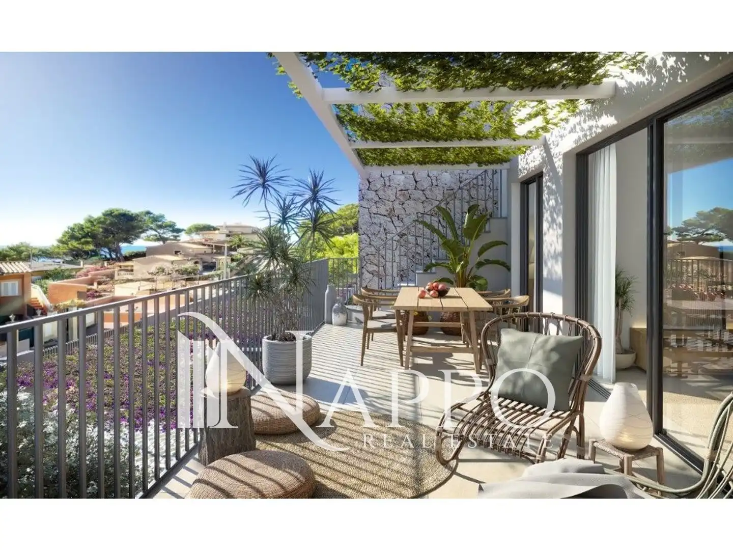 Terrace of Flat for sale in Andratx  with Air Conditioner, Heating and Terrace