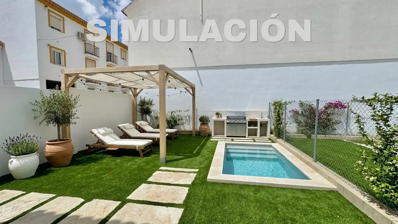 Piscina de Casa adosada en venta en Campillos con Jardín privado y Terraza