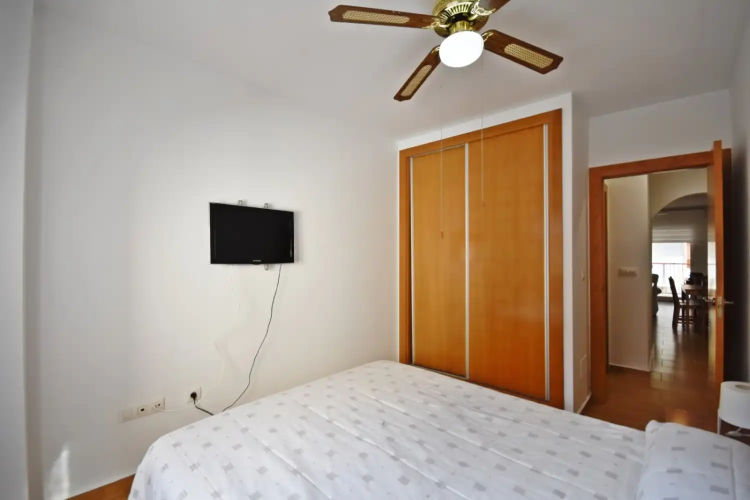 Habitación de Apartamento de alquiler en Mazarrón con Aire acondicionado, Calefacción y Terraza