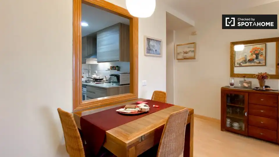 Dining room of Flat for rent in Alboraya  with Air Conditioner, Heating and Furnished