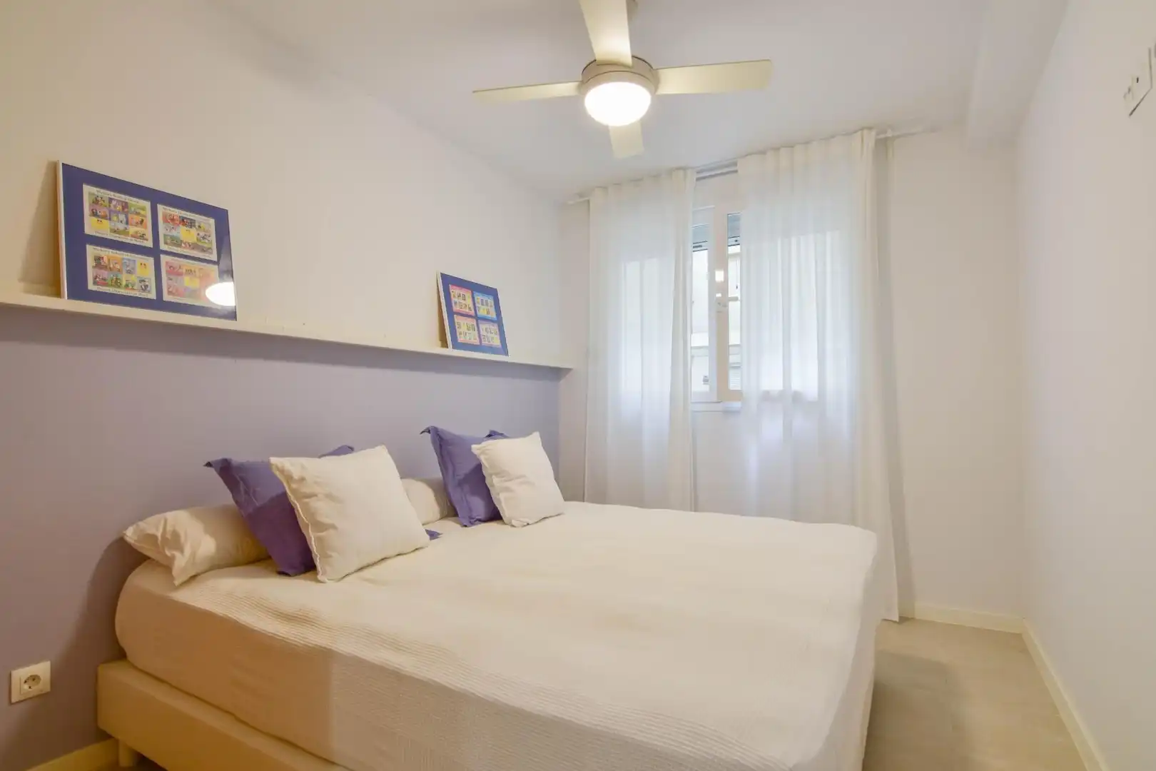Dormitori de Apartament de lloguer en El Puig de Santa Maria amb Calefacció, Jardí privat i Terrassa