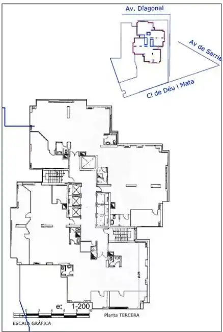 Büro zum Verkauf in Barcelona mit Klimaanlage und Heizung