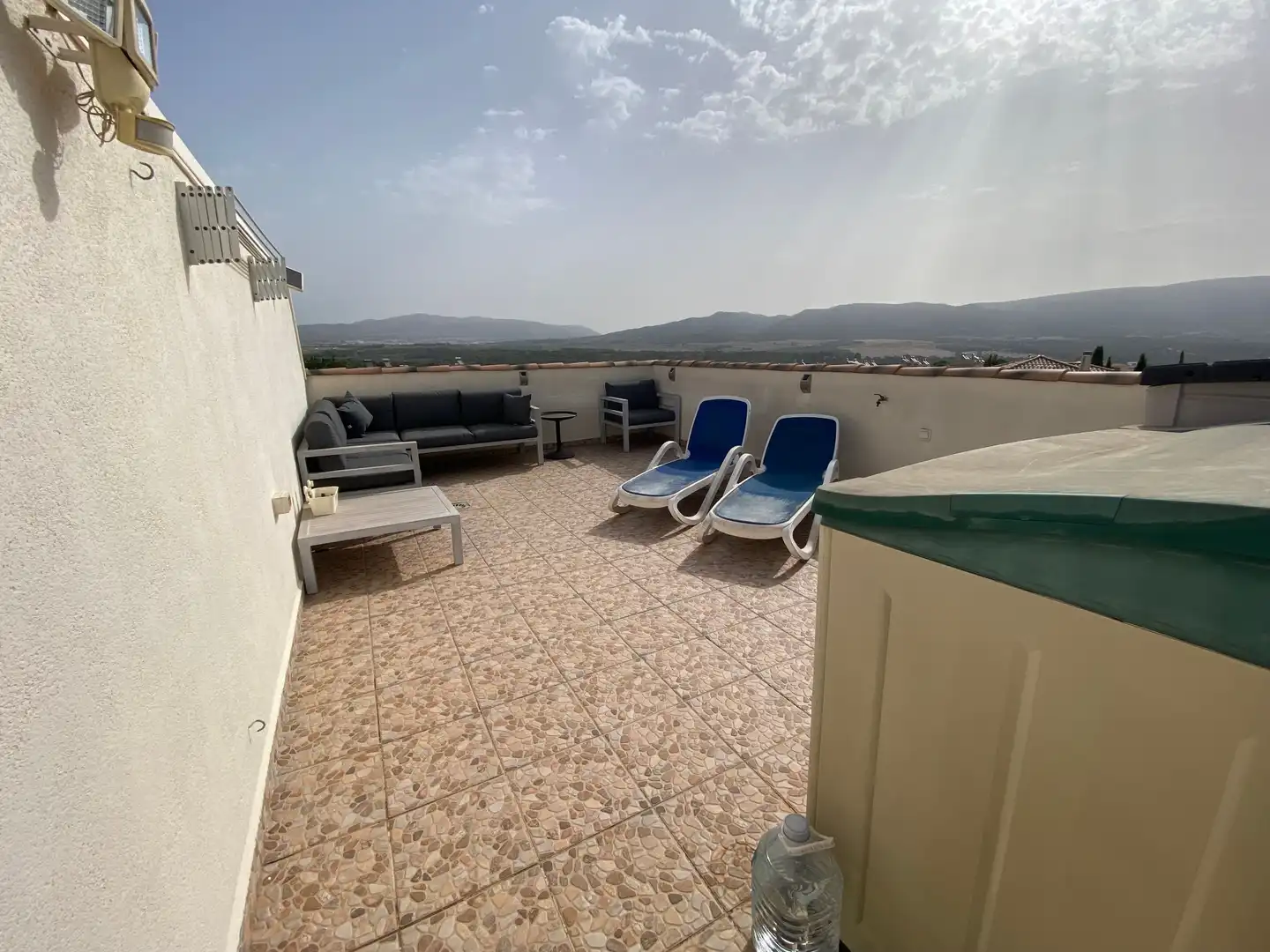 Terrassa de Apartament en venda en Castalla amb Aire condicionat, Jardí privat i Terrassa