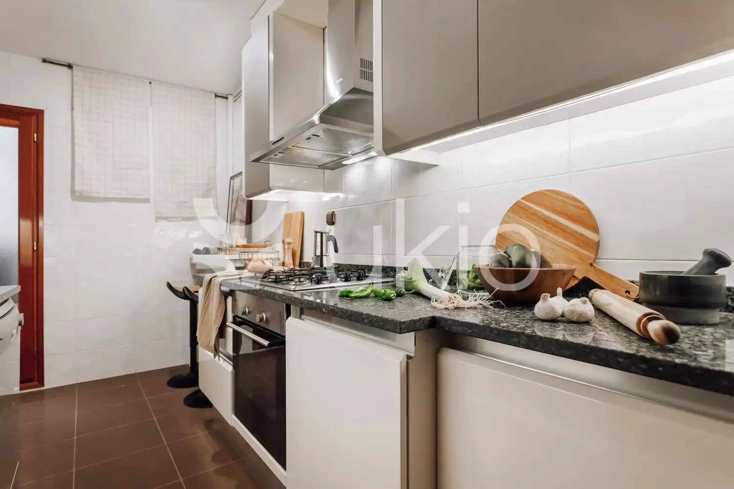 Kitchen of Apartments for rent in Barcelona  with Storage room, Furnished and Washing machine