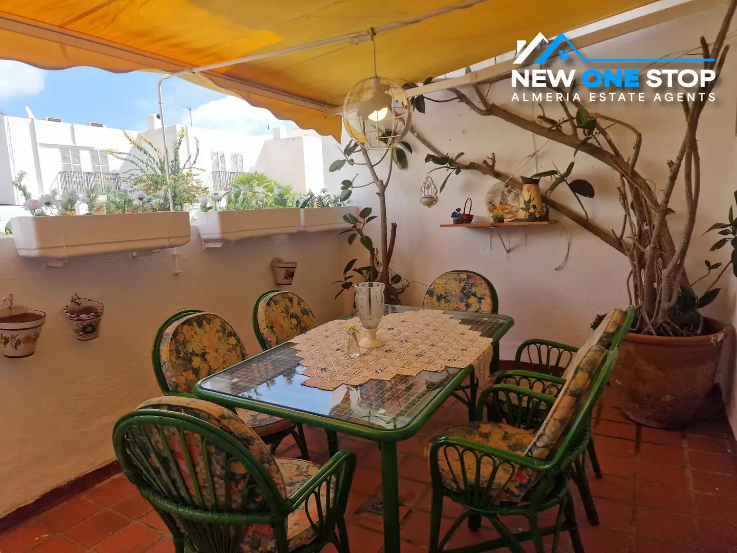Terrassa de Casa adosada en venda en Mojácar amb Aire condicionat, Calefacció i Terrassa