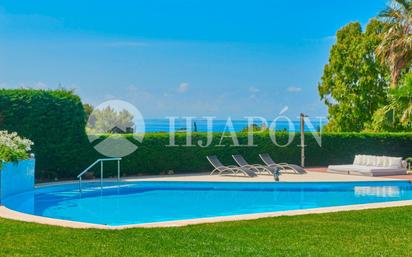 Swimming pool of House or chalet for sale in Sant Andreu de Llavaneres  with Air Conditioner, Terrace and Swimming Pool