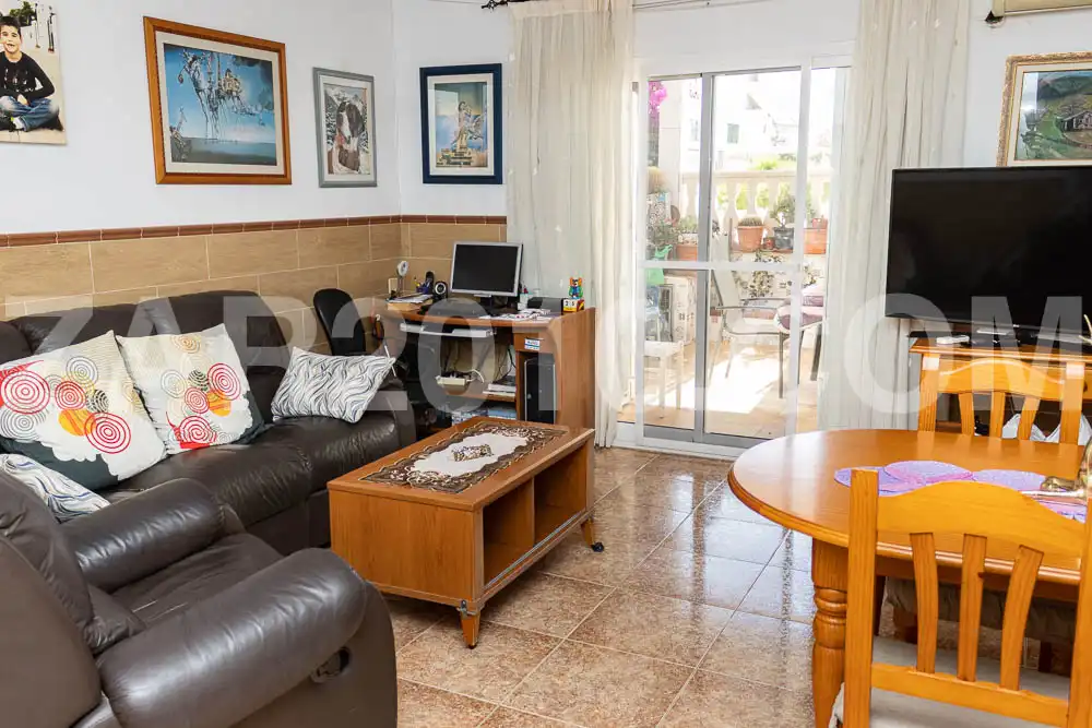 Living room of Detached homes for sale in Vera  with Air Conditioner, Terrace and Furnished
