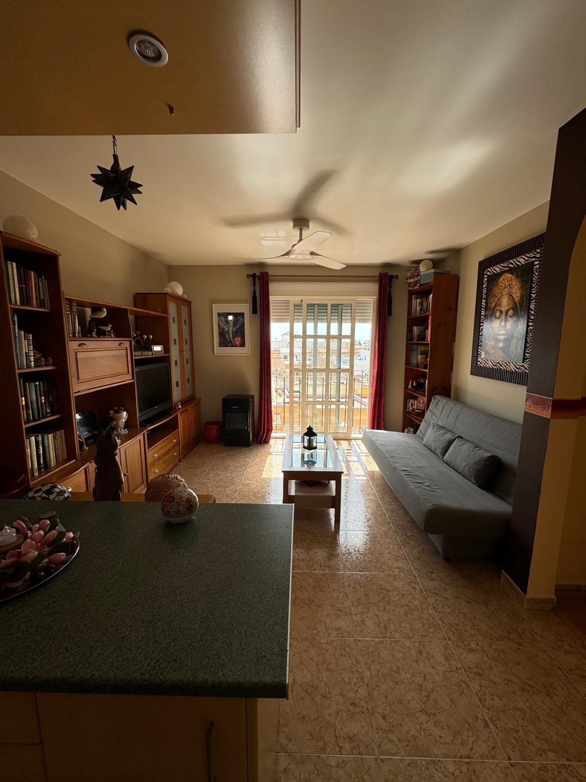 Sala d'estar de Pis en venda en Roquetas de Mar
