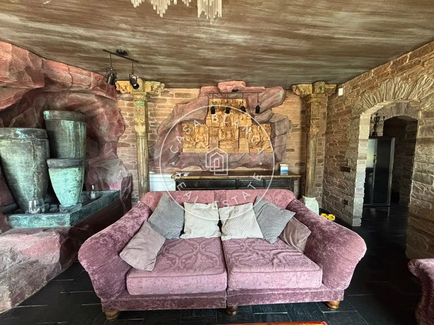 Sala de estar de Casa o chalet en venta en Lloret de Mar con Aire acondicionado, Calefacción y Jardín privado