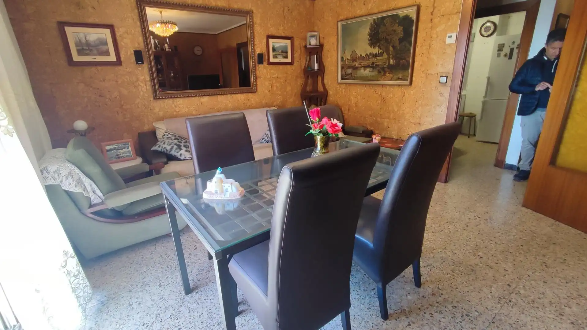 Dining room of Flat for sale in Zaragoza  with Air Conditioner, Heating and Terrace