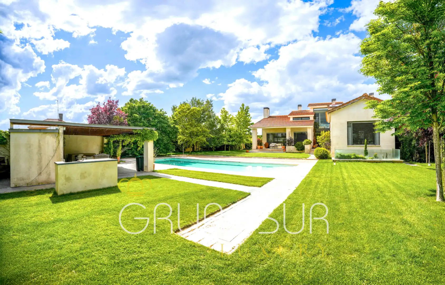 Garden of Houses for sale in Simancas  with Air Conditioner, Heating and Private garden