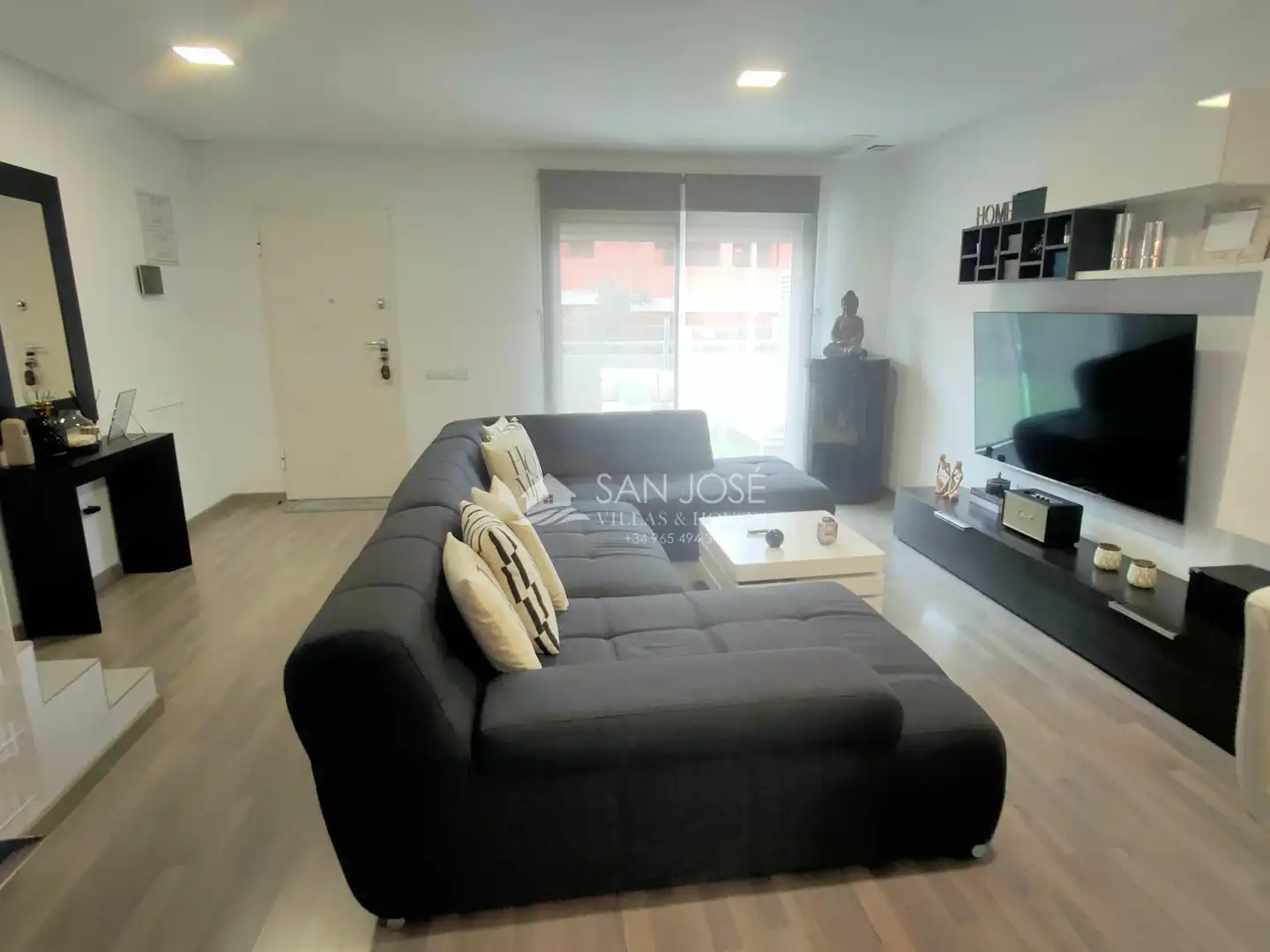 Sala d'estar de Casa o xalet en venda en Aspe amb Jardí privat, Terrassa i Traster