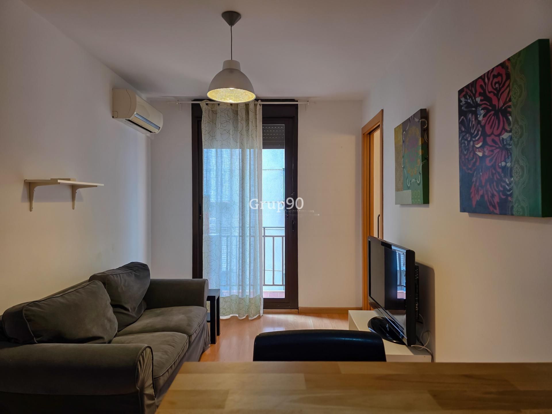 Living room of Apartment for sale in  Lleida Capital  with Air Conditioner, Heating and Balcony