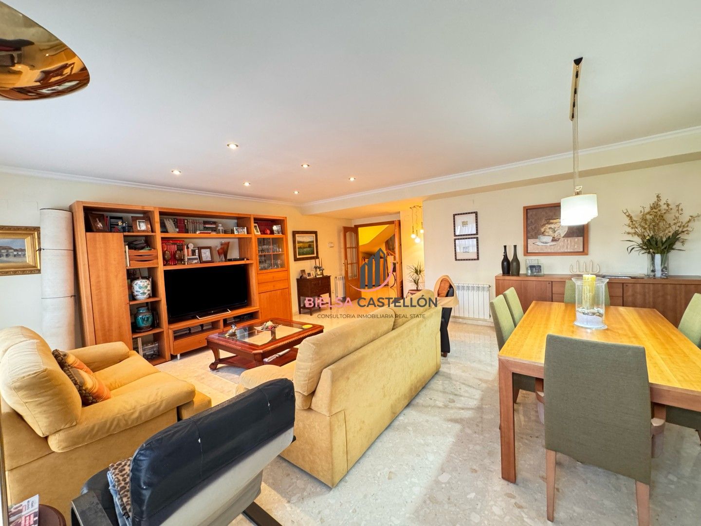 Living room of Attic for sale in Castellón de la Plana / Castelló de la Plana  with Air Conditioner, Heating and Terrace