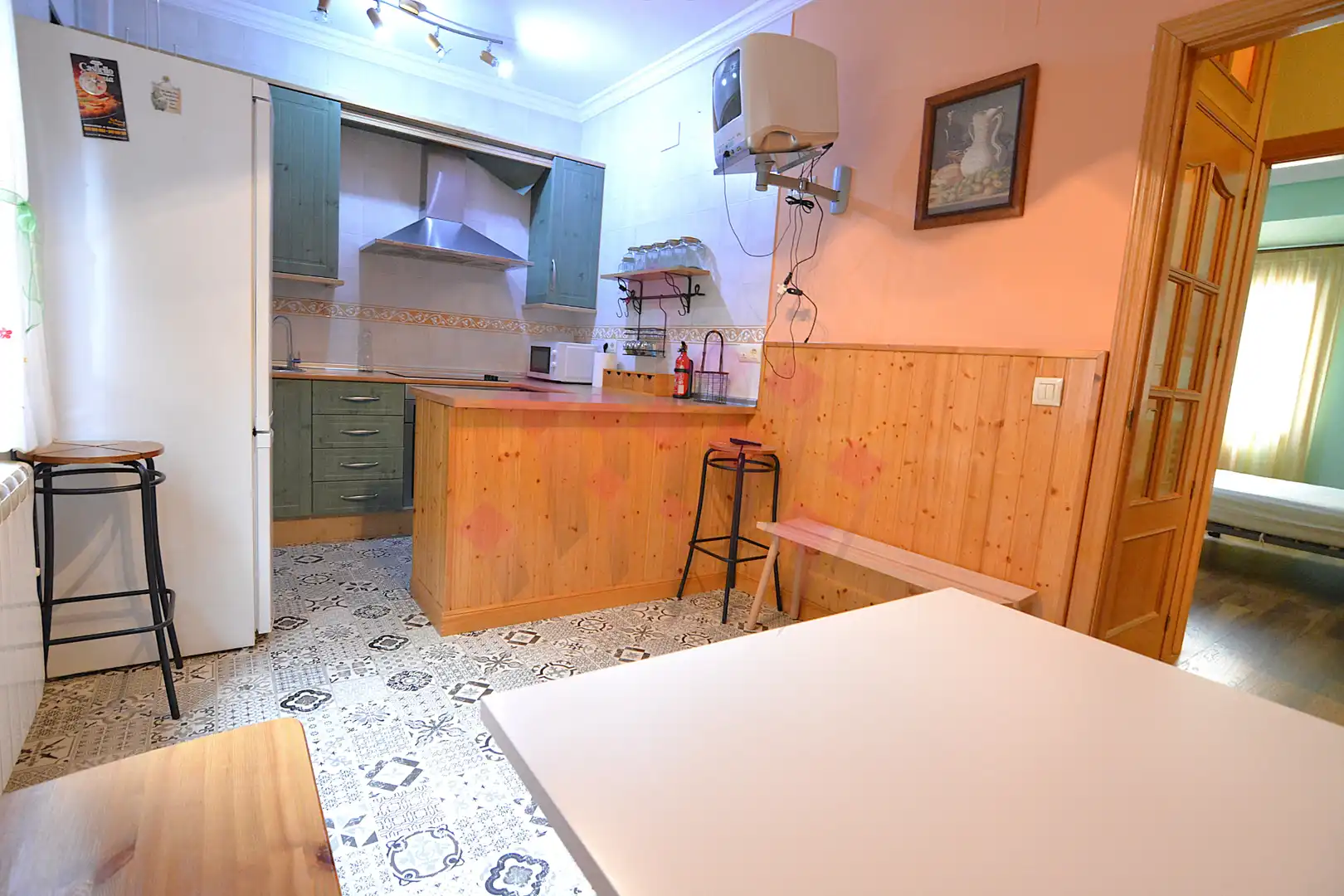 Kitchen of Houses for sale in Villarrubia de los Ojos  with Air Conditioner, Heating and Storage room