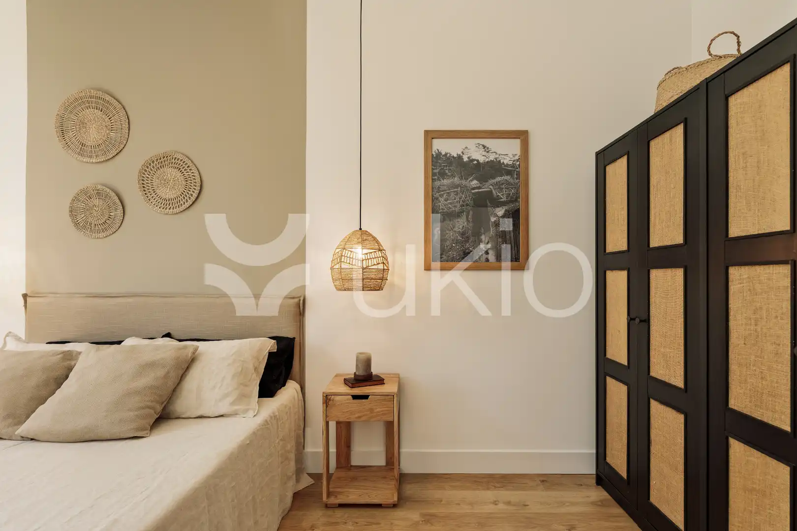 Habitación de Apartamento de alquiler en Barcelona con Aire acondicionado, Amueblado y Horno