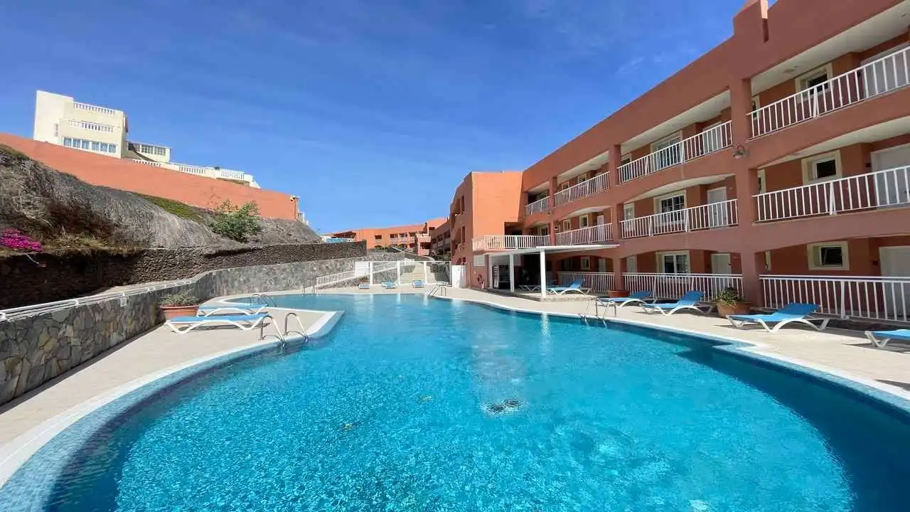 Swimming pool of Apartments for sale in Costa Calma