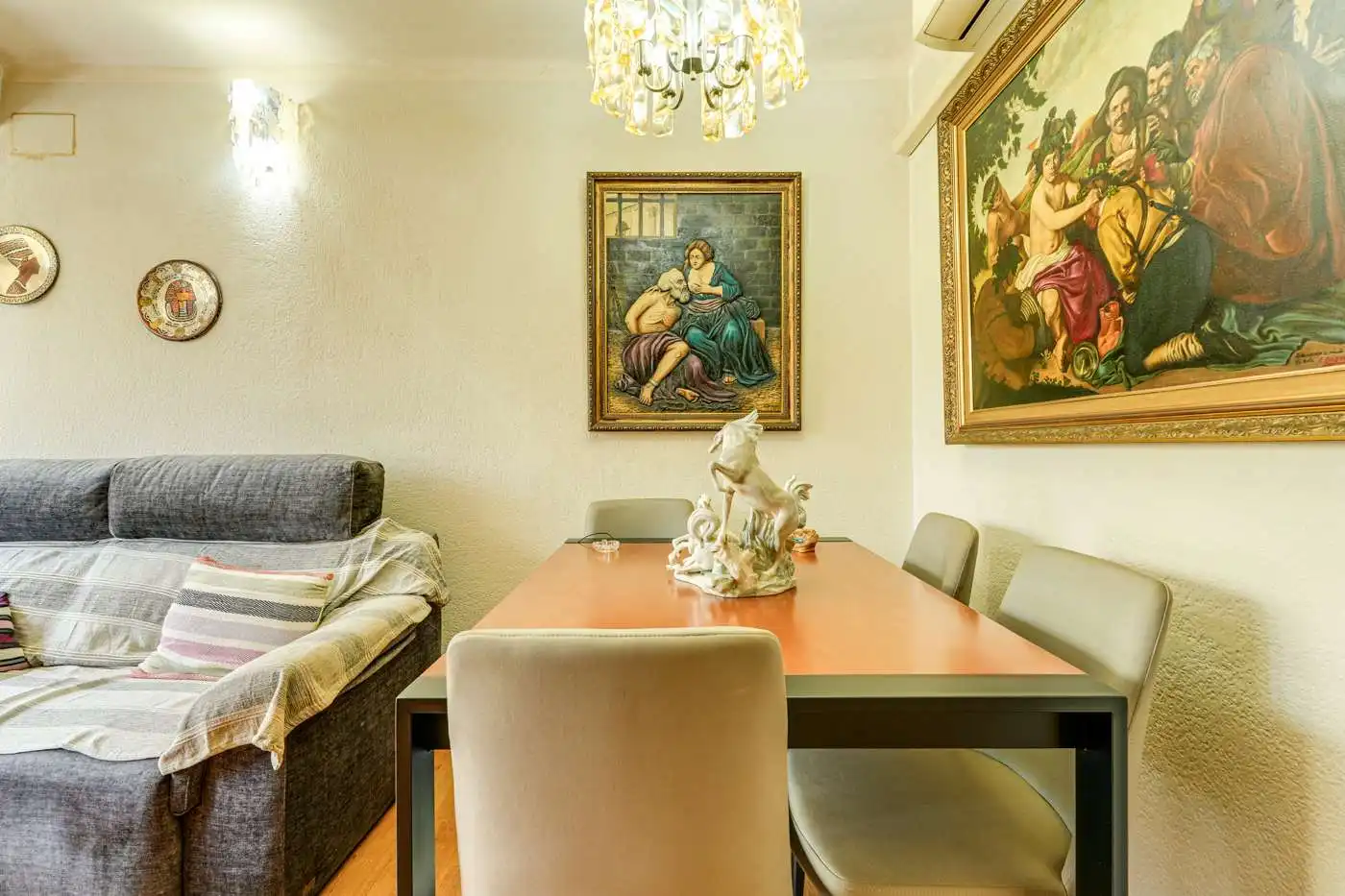 Dining room of Flat for sale in Barcelona  with Furnished