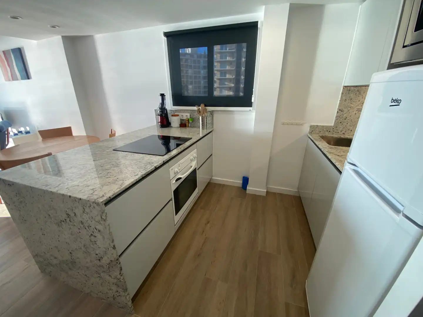 Cocina de Apartamento en venta en Calonge i Sant Antoni con Terraza, Amueblado y Horno