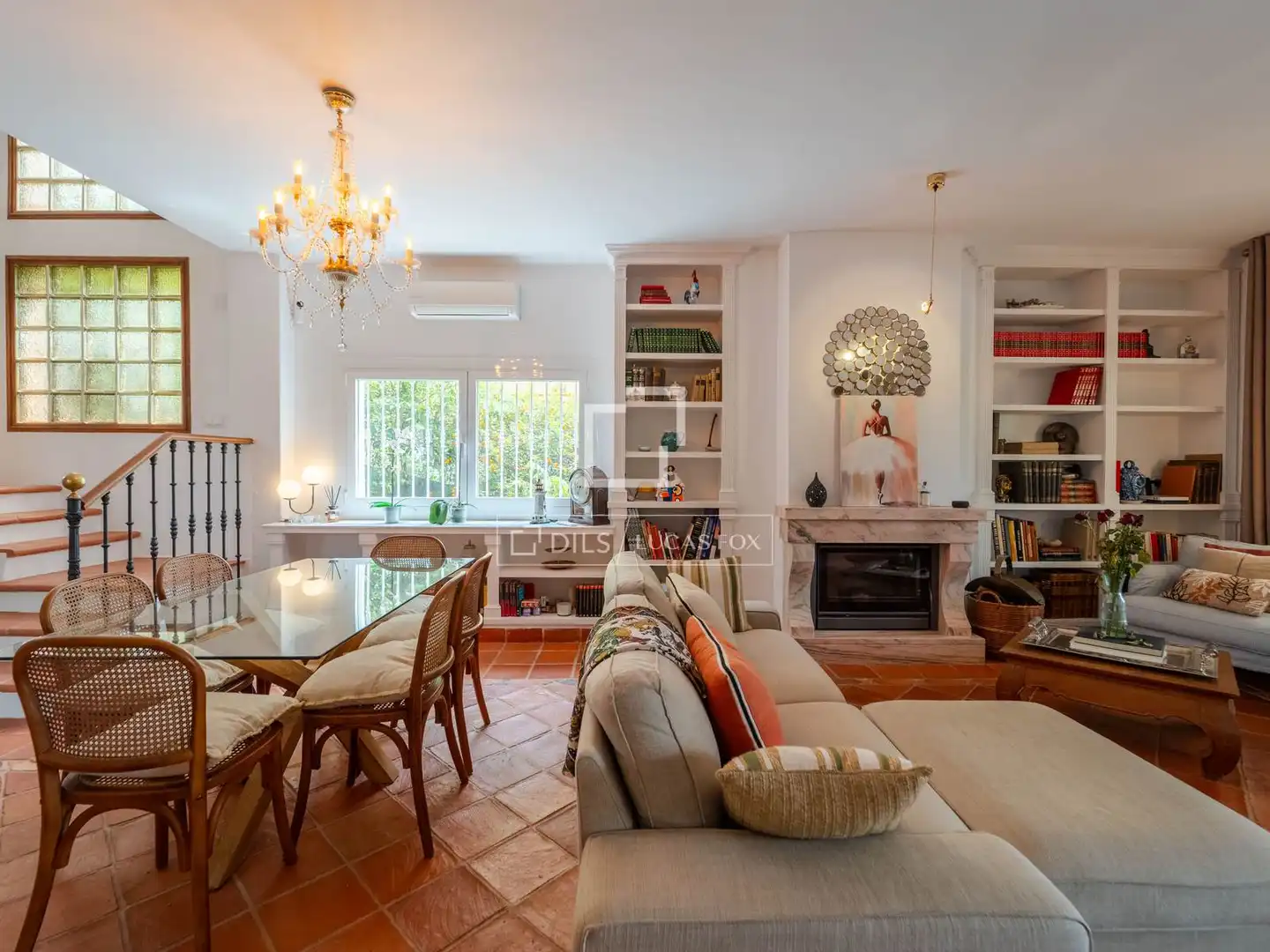 Living room of Houses for rent in L'Eliana  with Air Conditioner, Heating and Private garden