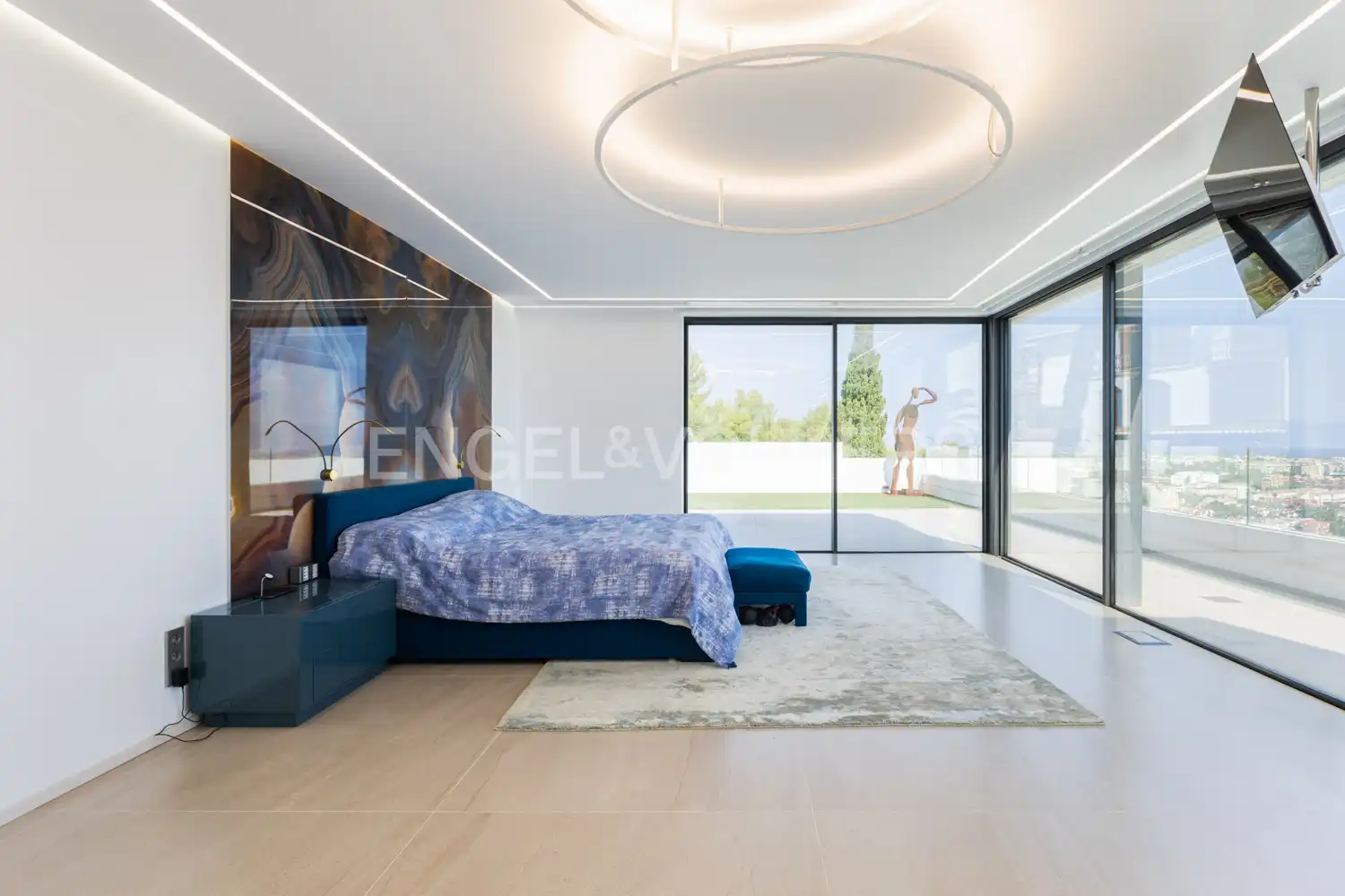 Schlafzimmer von Haus oder Chalet zur Miete in Dénia mit Klimaanlage, Heizung und Privatgarten