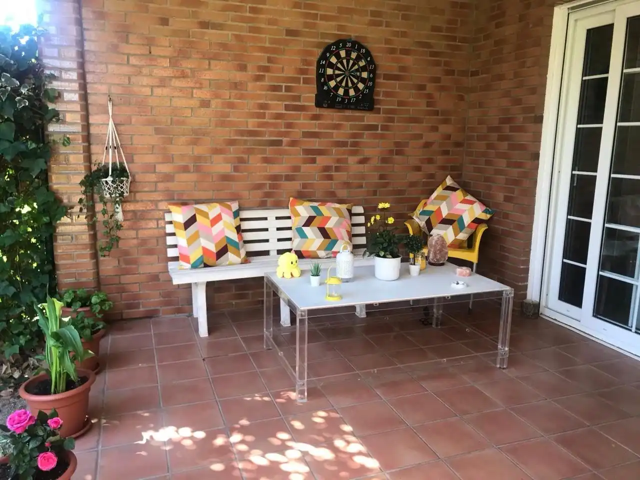 Terraza de Casa adosada en venta en Zaragoza con Aire acondicionado, Calefacción y Jardín privado