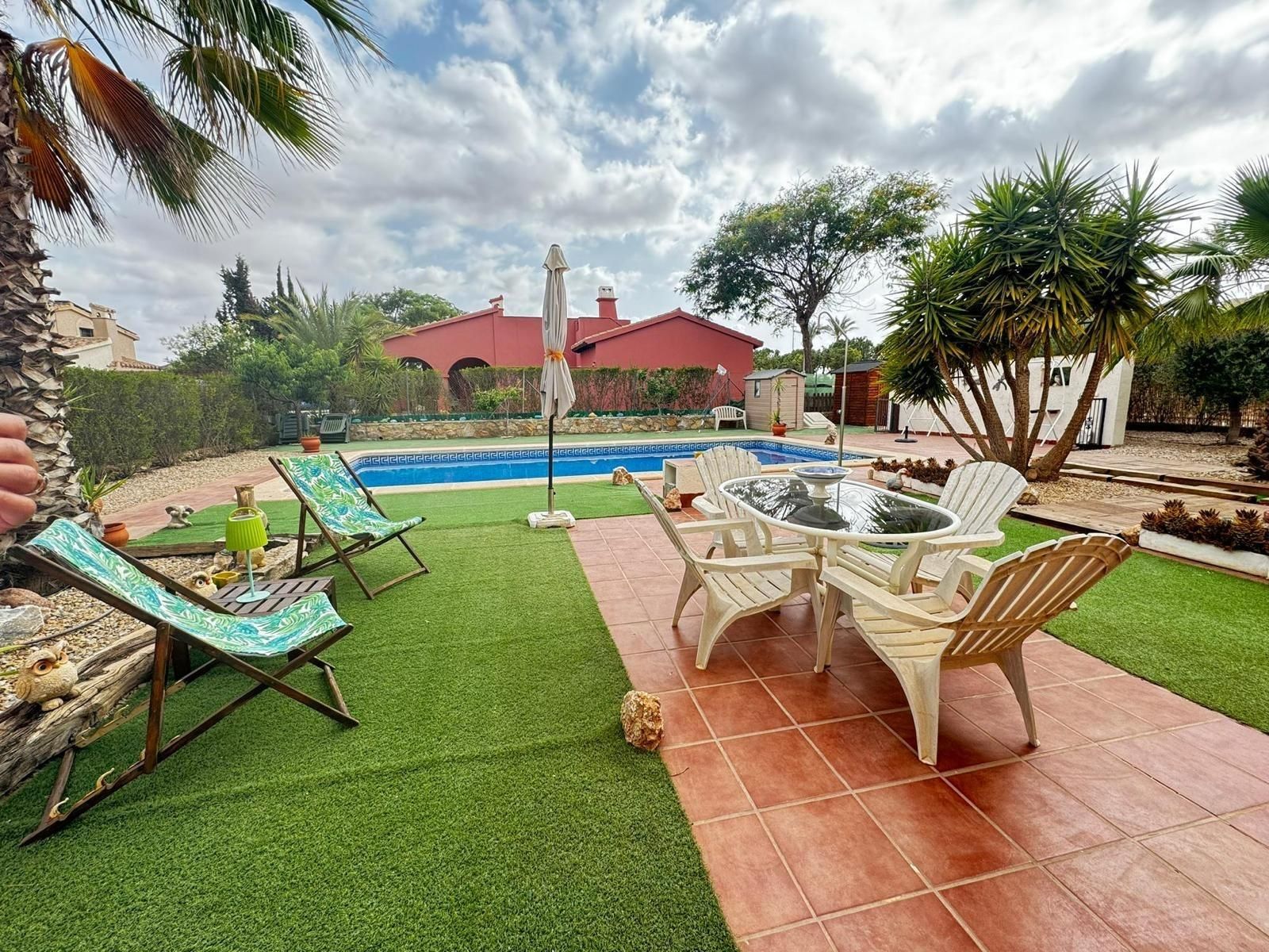 Garden of House or chalet for sale in Fuente Álamo de Murcia  with Air Conditioner, Private garden and Terrace
