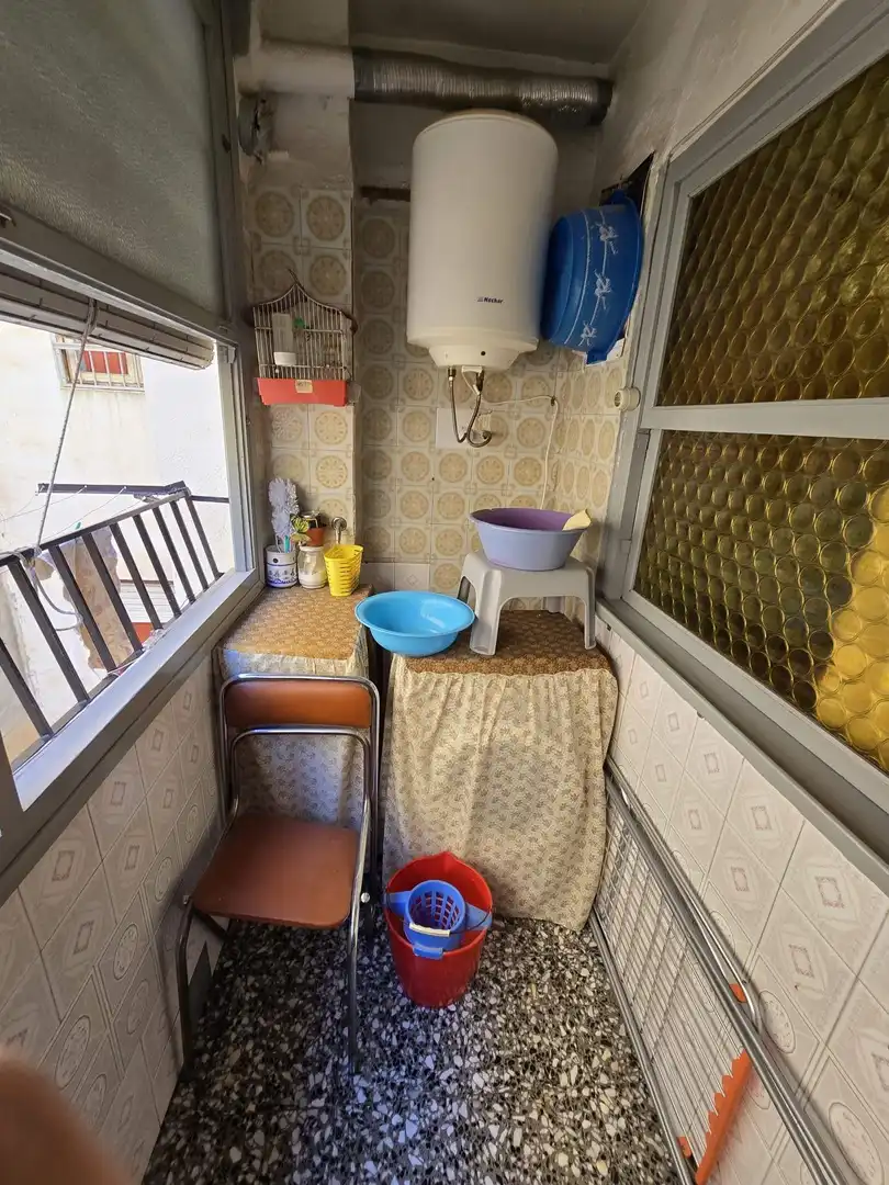 Kitchen of Flat for sale in Elche / Elx  with Air Conditioner and Balcony