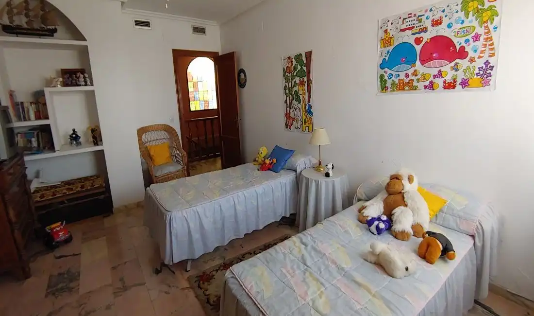 Bedroom of Houses for sale in Plasenzuela  with Terrace, Furnished and Washing machine
