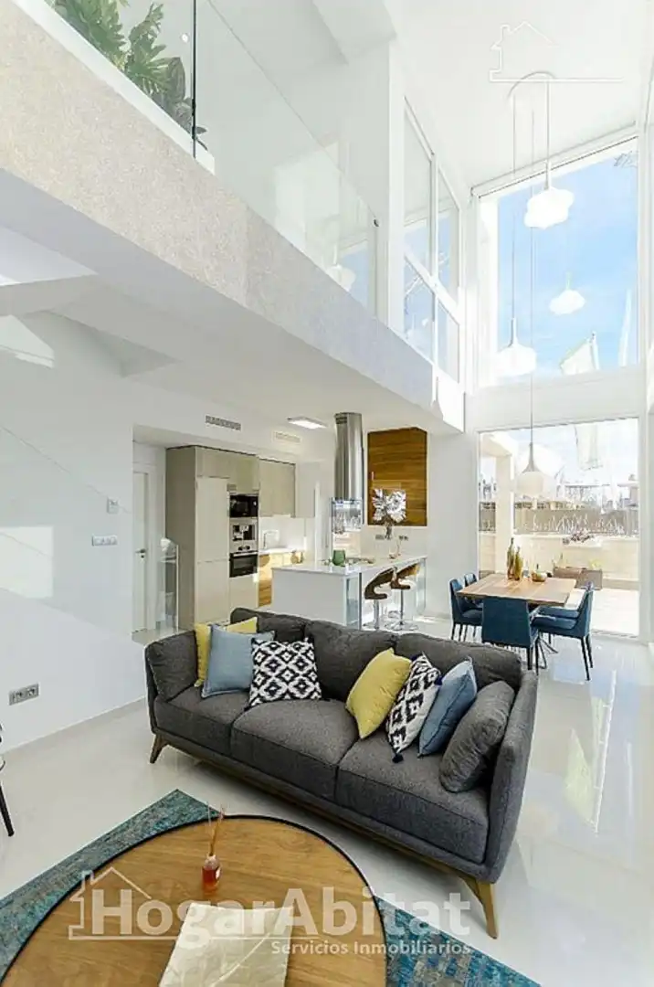 Living room of Houses for sale in Vera  with Parquet flooring, Terrace and Swimming Pool