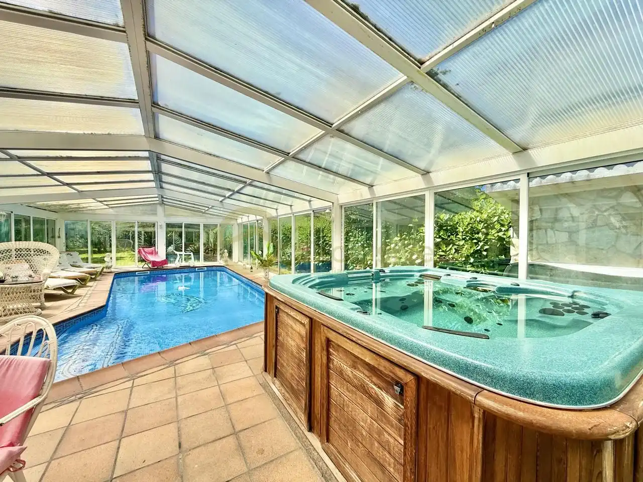 Piscina de Casa o chalet en venta en Castrillón con Calefacción, Jardín privado y Parquet