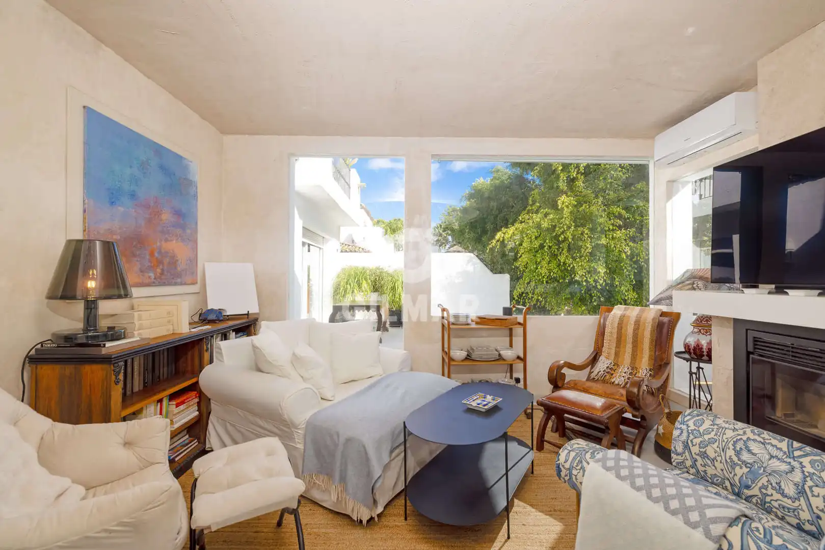 Wohnzimmer von Maisonette zum Verkauf in Estepona mit Heizung, Abstellraum und Balkon