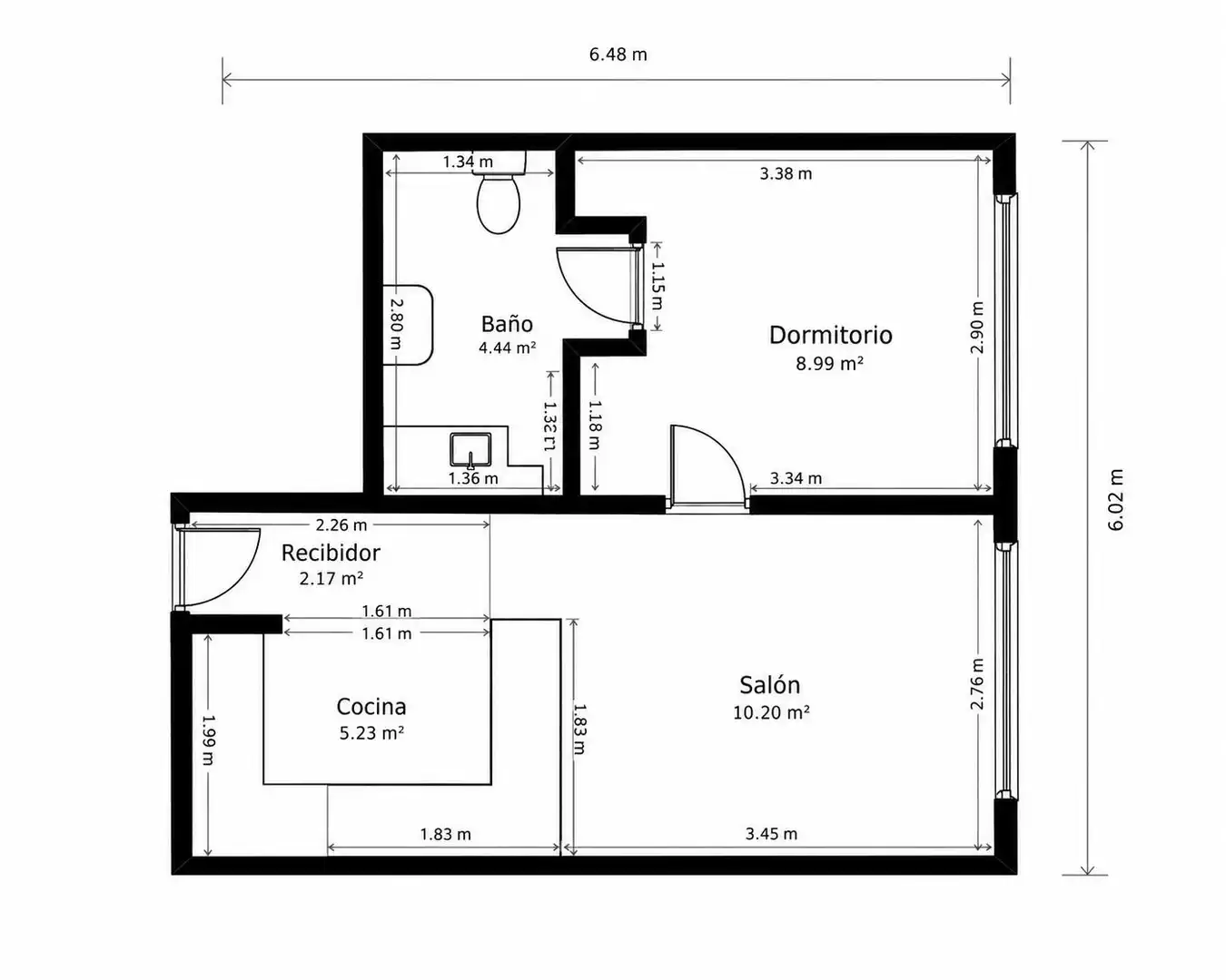 Appartement compact avec ascenseur à vendre à Calle Calle Joaquín Costa, imagen 21