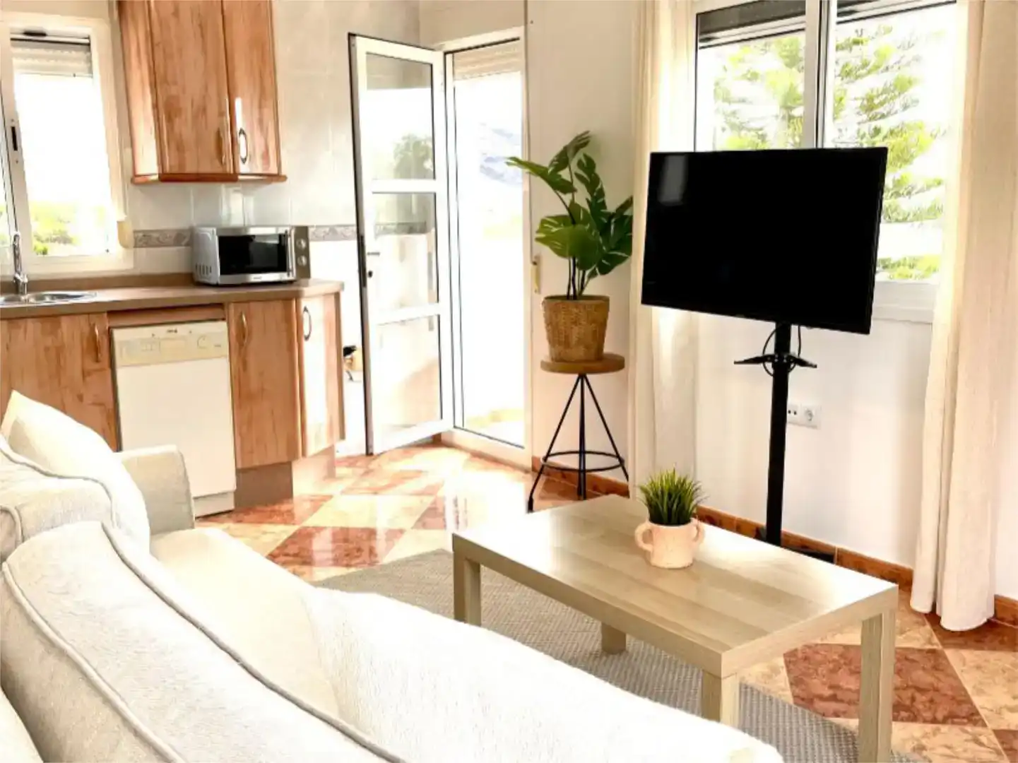 Sala de estar de Casa o chalet en venta en Níjar con Aire acondicionado, Piscina y Balcón