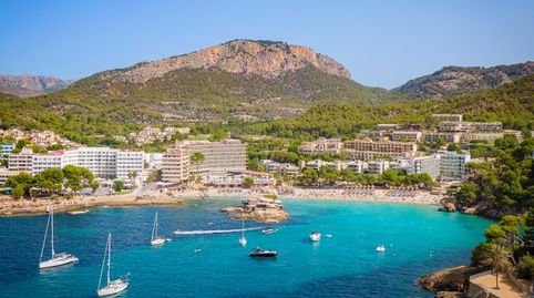 Parcela con vistas al mar y licencia de obra en venta en Camp de Mar, Mallorca, imatge 4