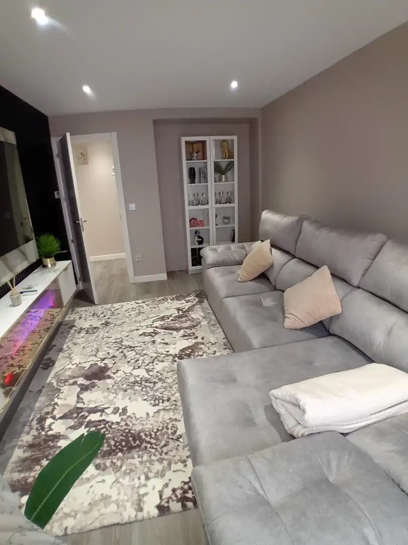 Sala de estar de Piso en venta en Gijón  con Calefacción y Amueblado