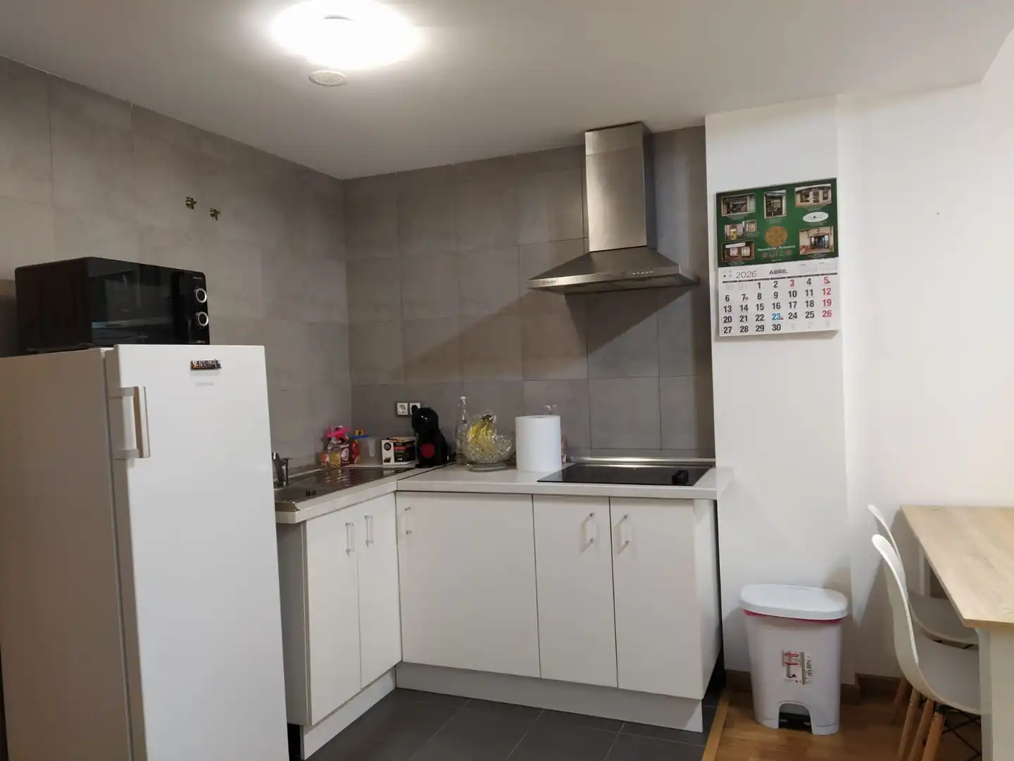 Cocina de Apartamento en venta en Cariño con Calefacción, Parquet y Amueblado