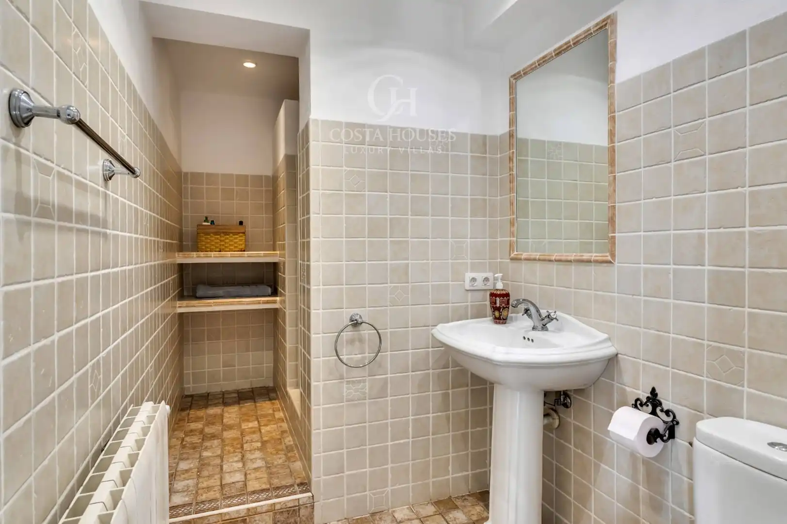Bathroom of Houses for sale in Jávea / Xàbia  with Air Conditioner, Heating and Private garden