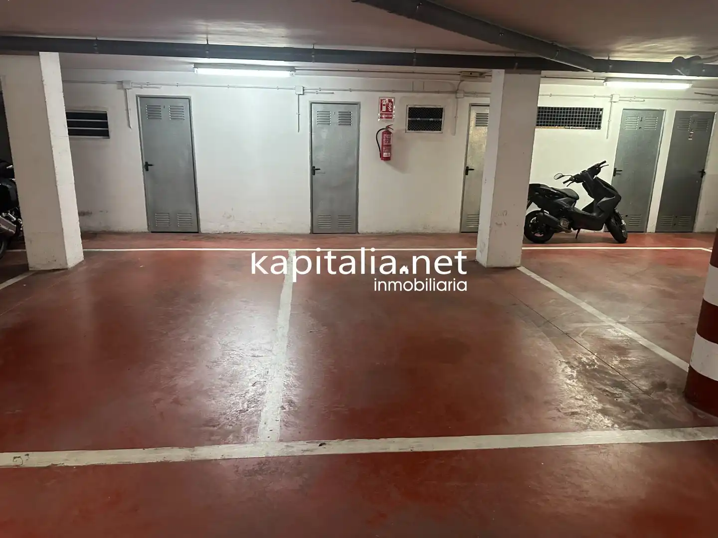 Parking of Flat for sale in Albaida  with Air Conditioner, Terrace and Storage room