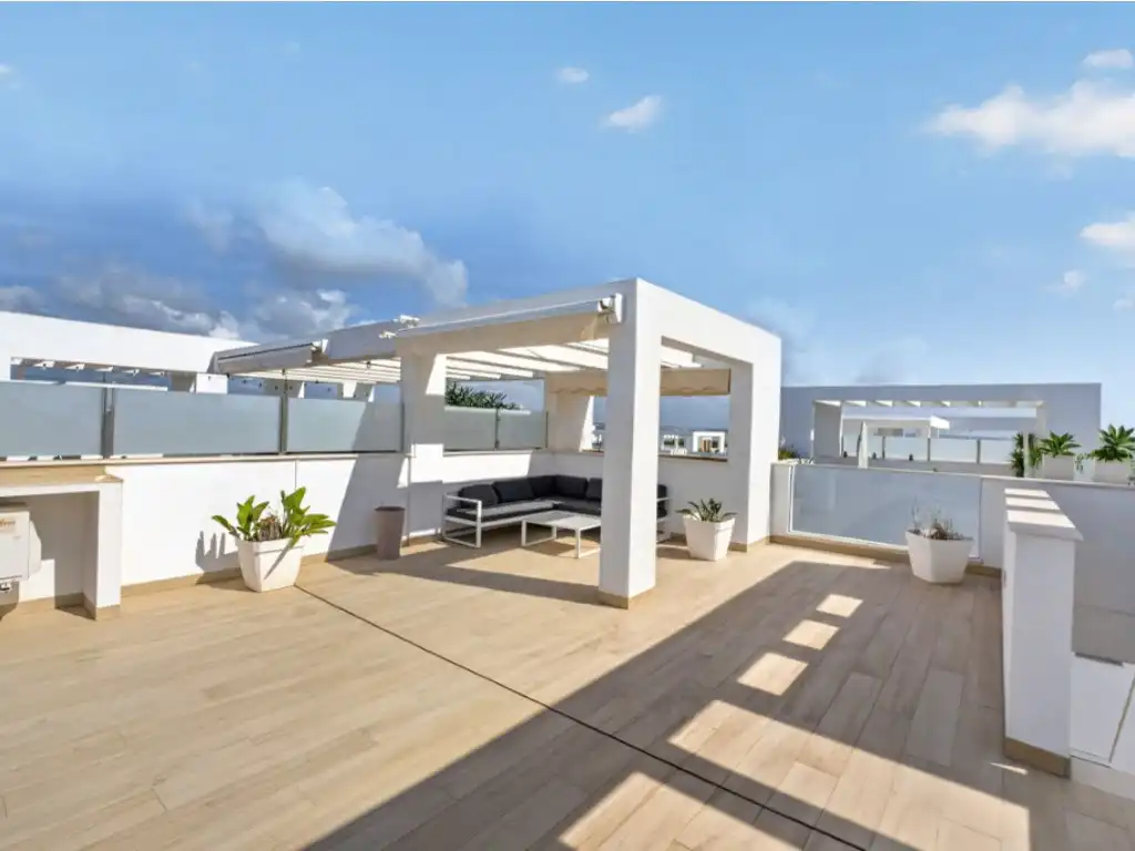 Terrace of Attic for sale in Torrevieja  with Air Conditioner, Heating and Furnished