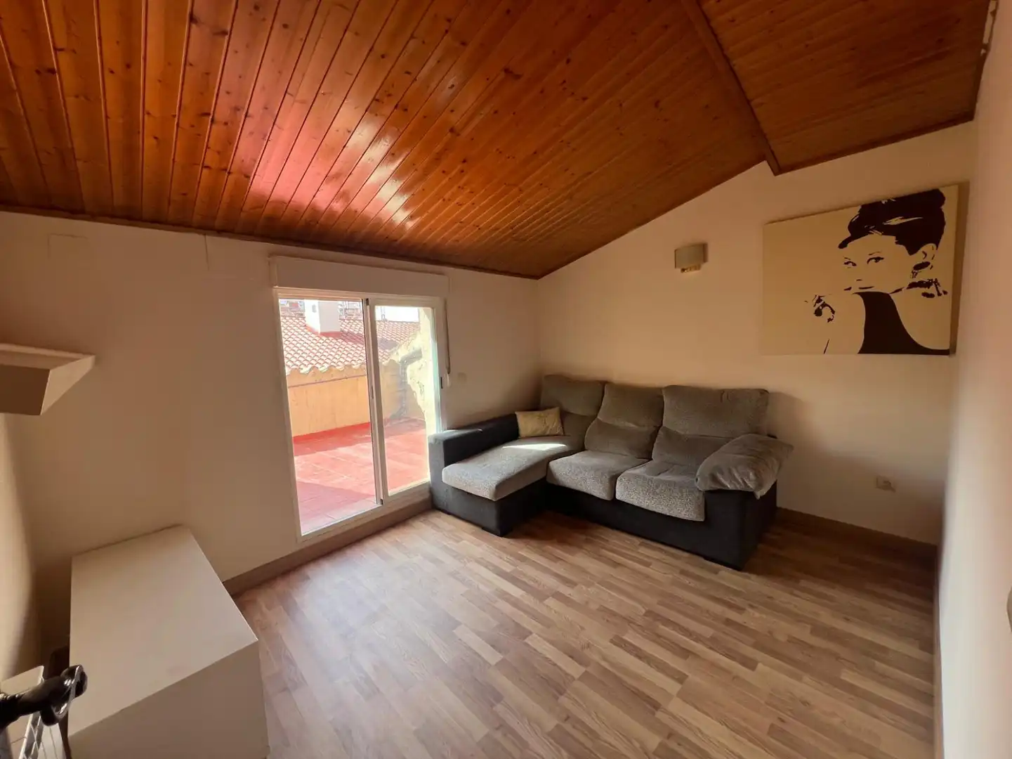 Living room of Attic for sale in  Logroño  with Heating, Parquet flooring and Terrace